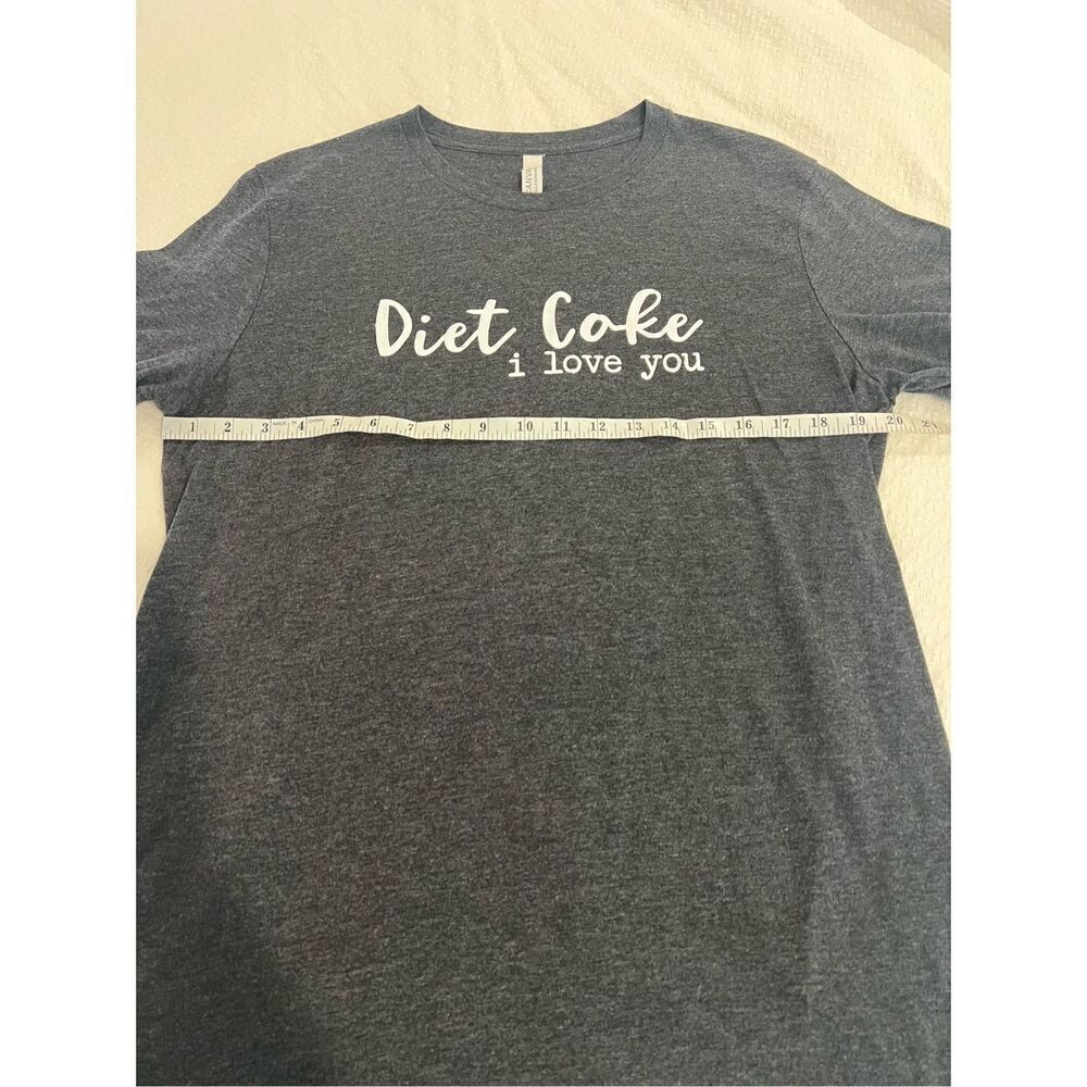 Bella Canvas Diet Coke I Love You tee t-shirt Size L - Picture 5 of 5